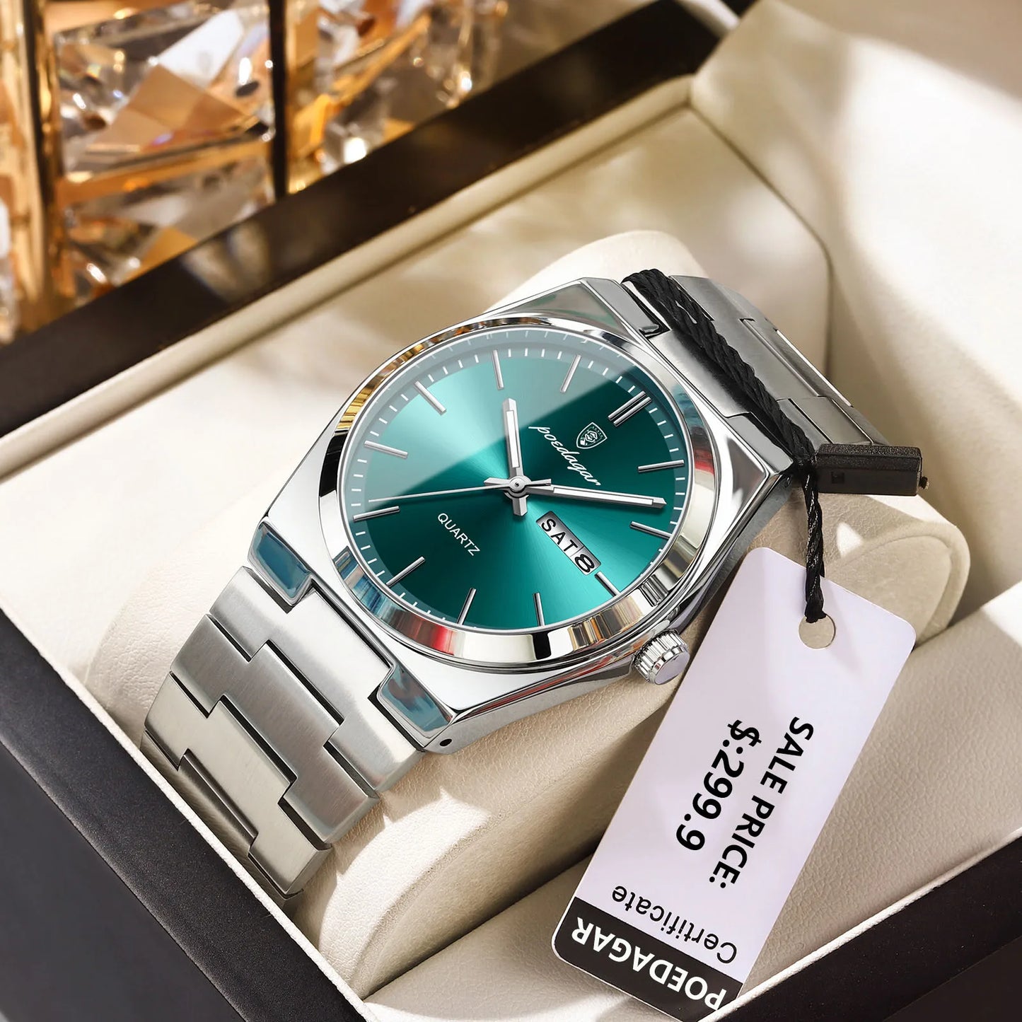POEDAGAR Luxury Men’s Quartz Watch