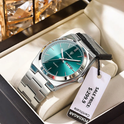 POEDAGAR Luxury Men’s Quartz Watch