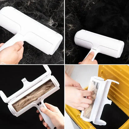 Pet Hair Remover Roller - Dog & Cat Fur Remover with Self-Cleaning Base - Efficient Animal Hair Removal Tool - Perfect for Furni