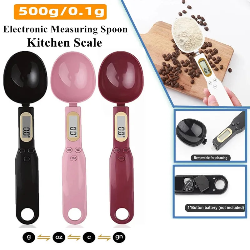 Digital Measuring Spoon Scale 0.1g–500g