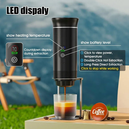 DENOKIN Portable 3-in-1 Espresso Maker