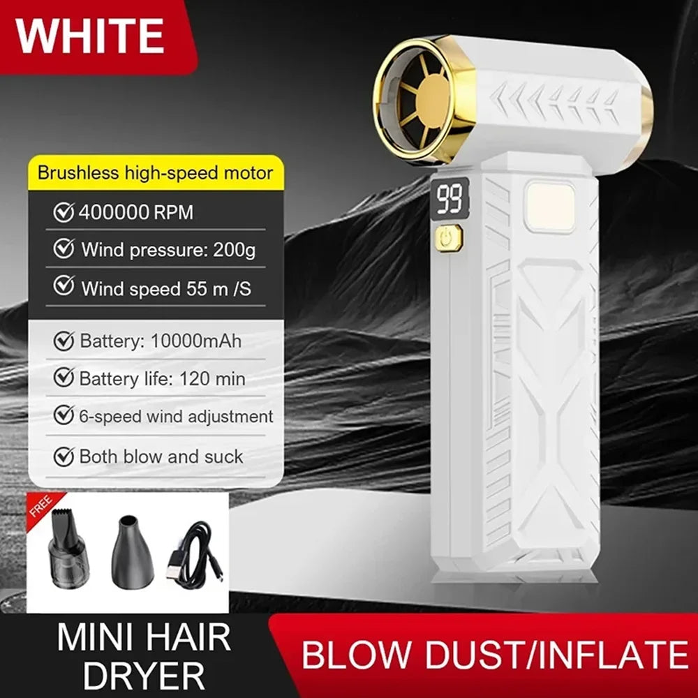 Portable Rechargeable Turbo Fan