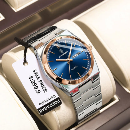 POEDAGAR Luxury Men’s Quartz Watch