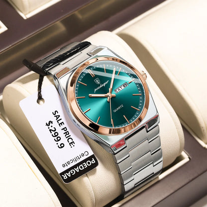 POEDAGAR Luxury Men’s Quartz Watch