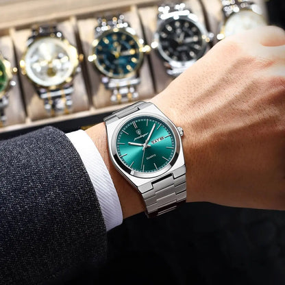 POEDAGAR Luxury Men’s Quartz Watch