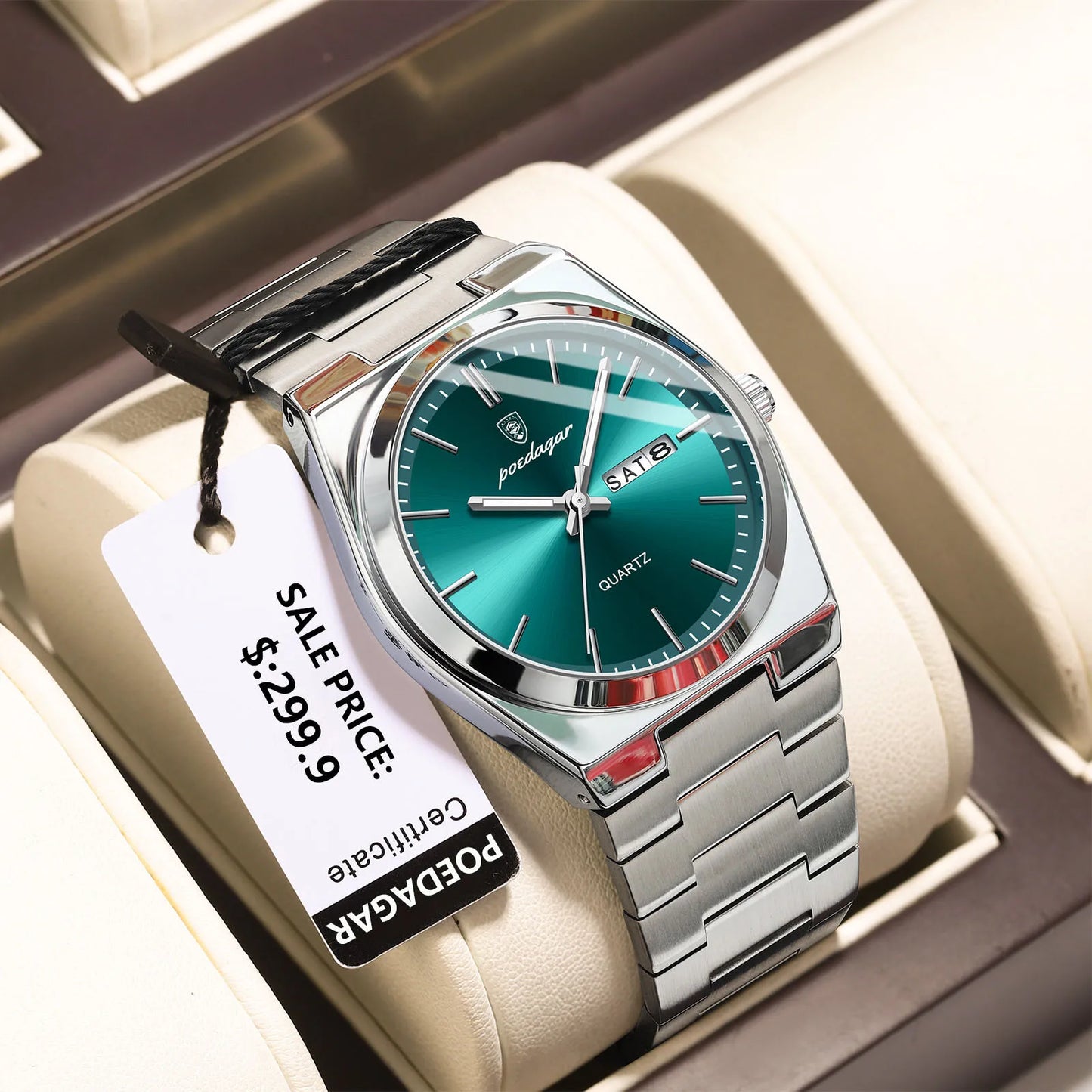 POEDAGAR Luxury Men’s Quartz Watch