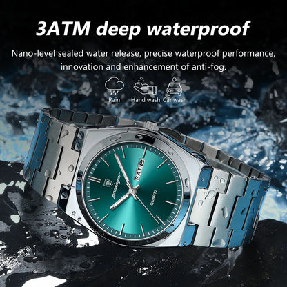 POEDAGAR Luxury Men’s Quartz Watch